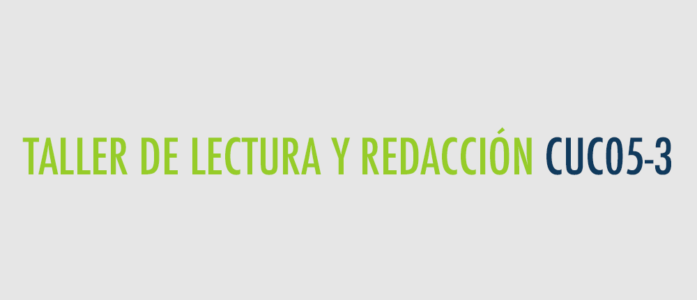 Taller de lectura y redacción - Grupo 1