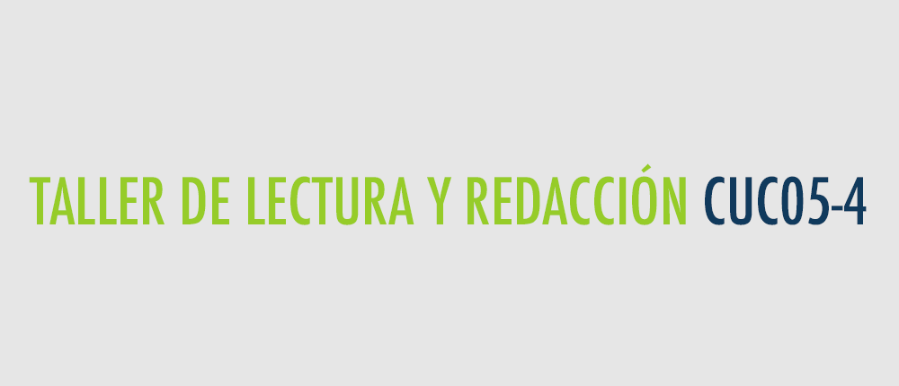 Taller de lectura y redacción - Grupo 4