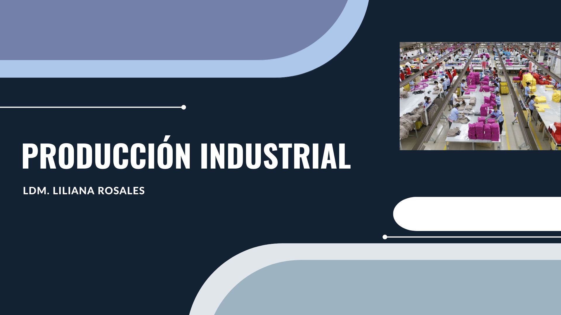 PRODUCCIÓN INDUSTRIAL