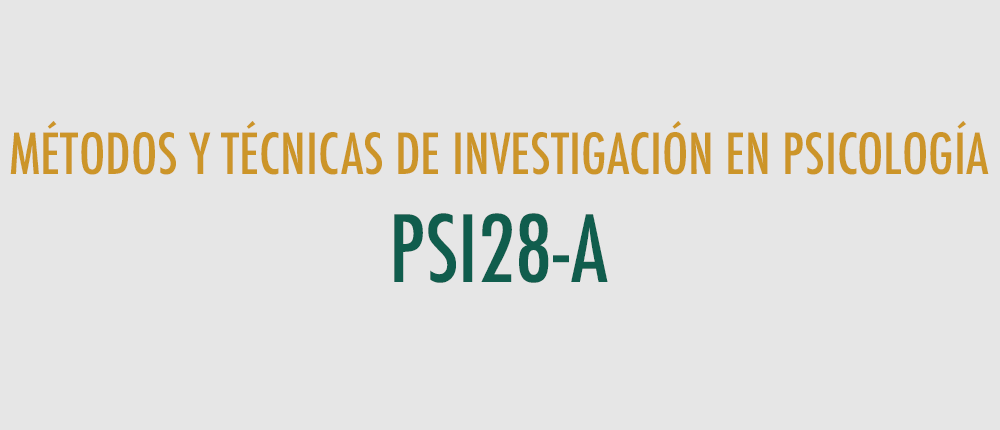 A-Métodos y técnicas de investigación en psicología